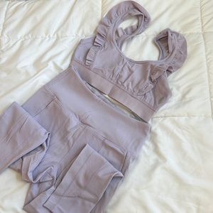 Free People Movement Workout Set in Lavender - Size Medium